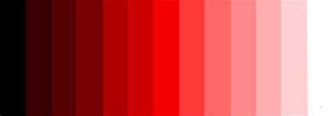 paleta de cores vermelho